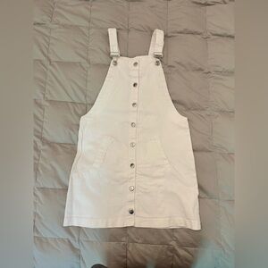 Harper Heritage White Denim Overall Dress
